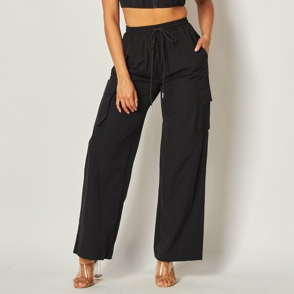 Hot & Delicious Pants - Hot & Delicious - Street Swagger Black Cargo Pants